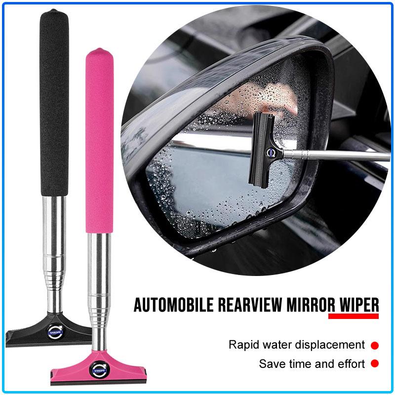 1PC Car Rearview Mirror Wiper Retractable Handheld Cleaning Brush For Volvo XC60 XC90 S60 S80 S40 V40 V60 V70 V50 XC70