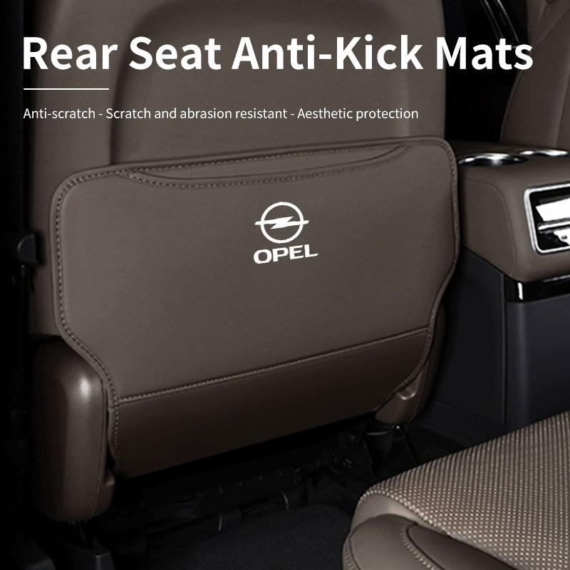 Car Seat Back Protective Mat Leather Anti Scratch Protector Mats For Opel Corsa Astra Insignia Vectra Zafira Meriva Mokka Grandl