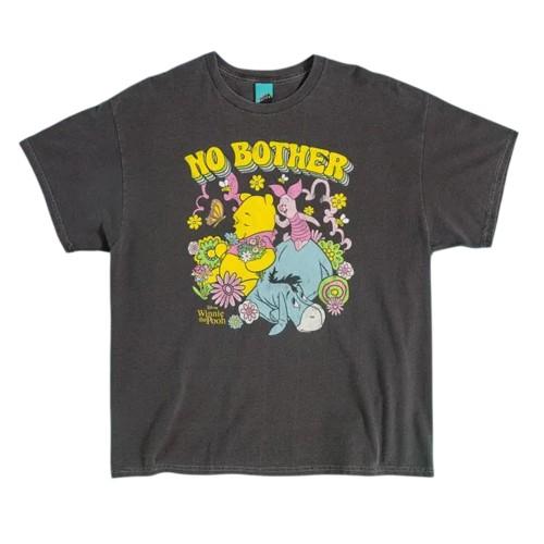 Winnie the Pooh Unisex Adult No Bother Vintage Wash T-Shirt