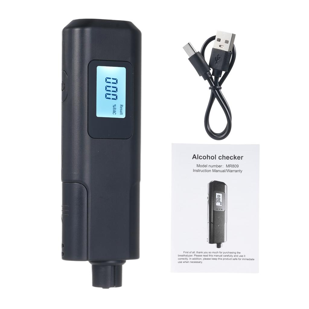 Alcohol Tester Nocontact Alcohol Tester Blower Purification Chamber Voice and Beep Alarm