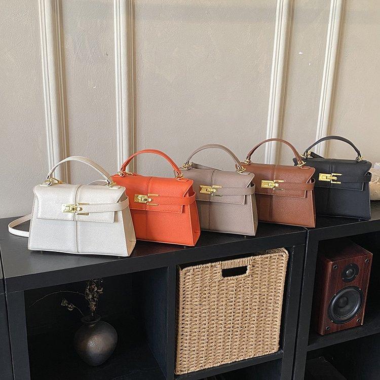 Fashion Women's Bag Lid PU Platinum Bag Handbag Lock Women's Bag