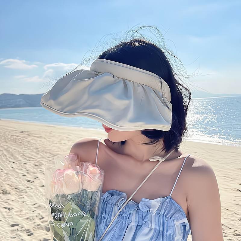 Summer Wide Brim Sun Hat For Outdoor Uv Protection And Fashionable Style For Women
