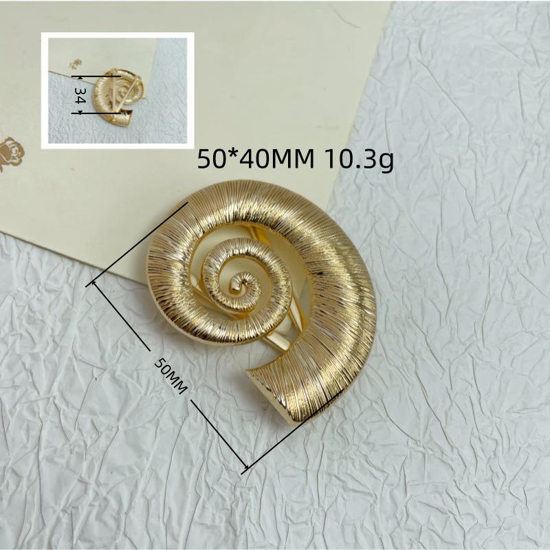 European Seashell Bikini Metal Buckle - Ocean Series Style