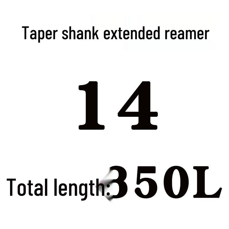 Extra Long High-Speed Steel Taper Shank Machine Reamer for Deep Holes, Sizes 16, 18, 20, 22, 24, 25, 30, 40