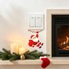Self Adhesive Switch Covers Santa Claus On Swing Sticker, Decorative PVC Wall Decal, Holiday Home Decor Accessories Removable Self-adhesive