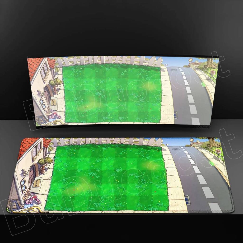HD Printing Classic Plants Vs Zombies All Scenes Mouse Pad Large Mousepad Keyboard Pad Laptop Gaming PC XXL Anime Big Desk Mat