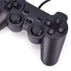 שחור USB Dual Shock PC מחשב Gamepad Wired Game Controller ג'ויסטיק ESN
