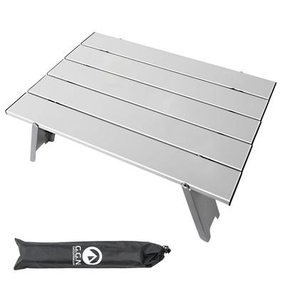 Mesa de Campismo GN Mesa Baixa Dobrável Compacta Alumínio Mesa de Rolo