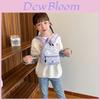 Adorable Cartoon Backpack For Kids Breathable Nylon School Bag With Reflective Strips