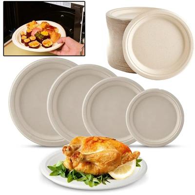50PCS Disposable Plates Cutlery for Barbecue Cake Pan Office Party Supplies Restaurant Supplies Birthday Party 6/7/9/10inch