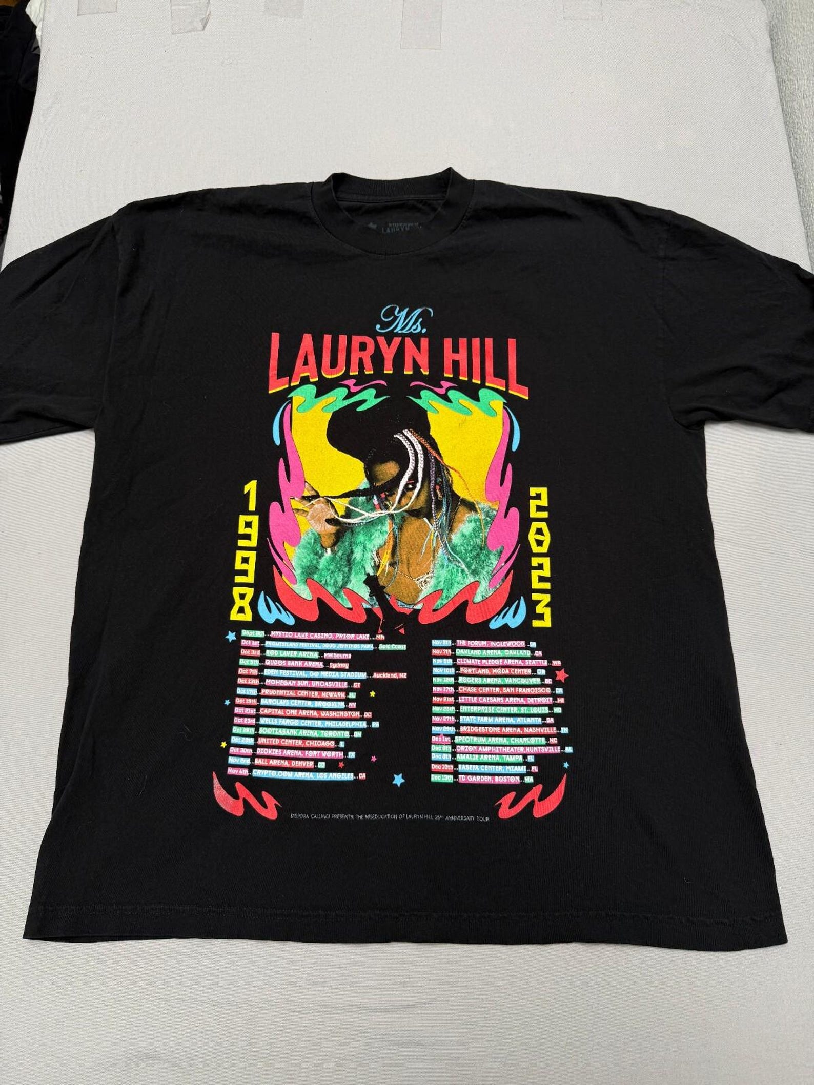 Miseducation of Lauryn Hill T shirt 25th Anniversary Tour L 4XL