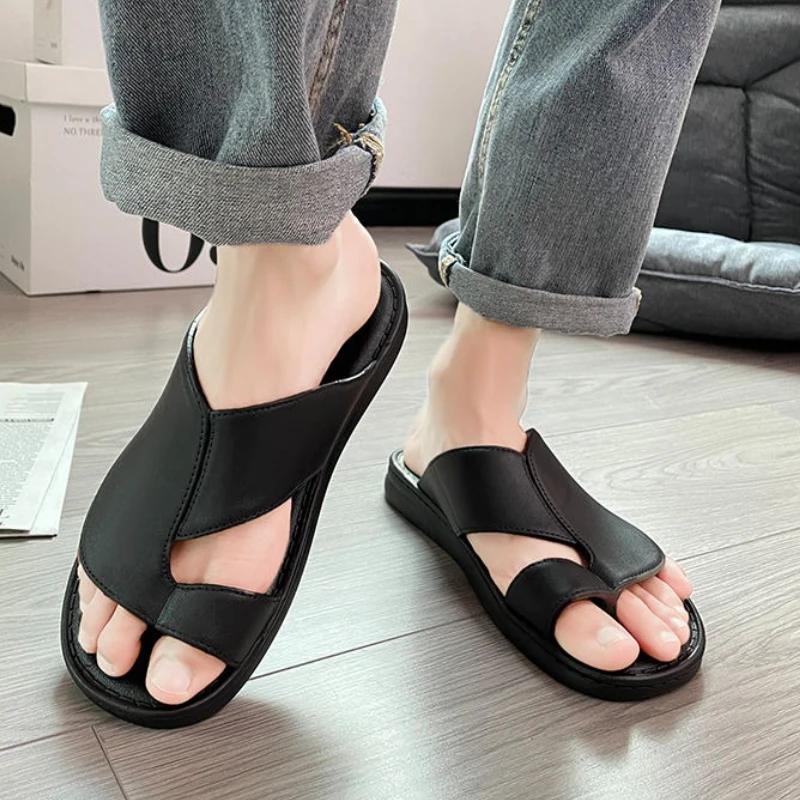 Fashion Beach Soft Male Slipper Men's Shoe Pvc Slides Platform Sabot High Quality Fashion Summer Sale Comfortable Casual 2025 Style Fun