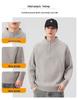 Mu Yuan Men's 2025 Fall/Winter Half-Zip Stand Collar Japanese Casual Knit Sweater