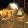 Outdoor Solar-Powered Motion Sensor Light with Magnetic Base, Waterproof, 92 LEDs, Warm White, USB Rechargeable, Zero Electricity Cost, IP65