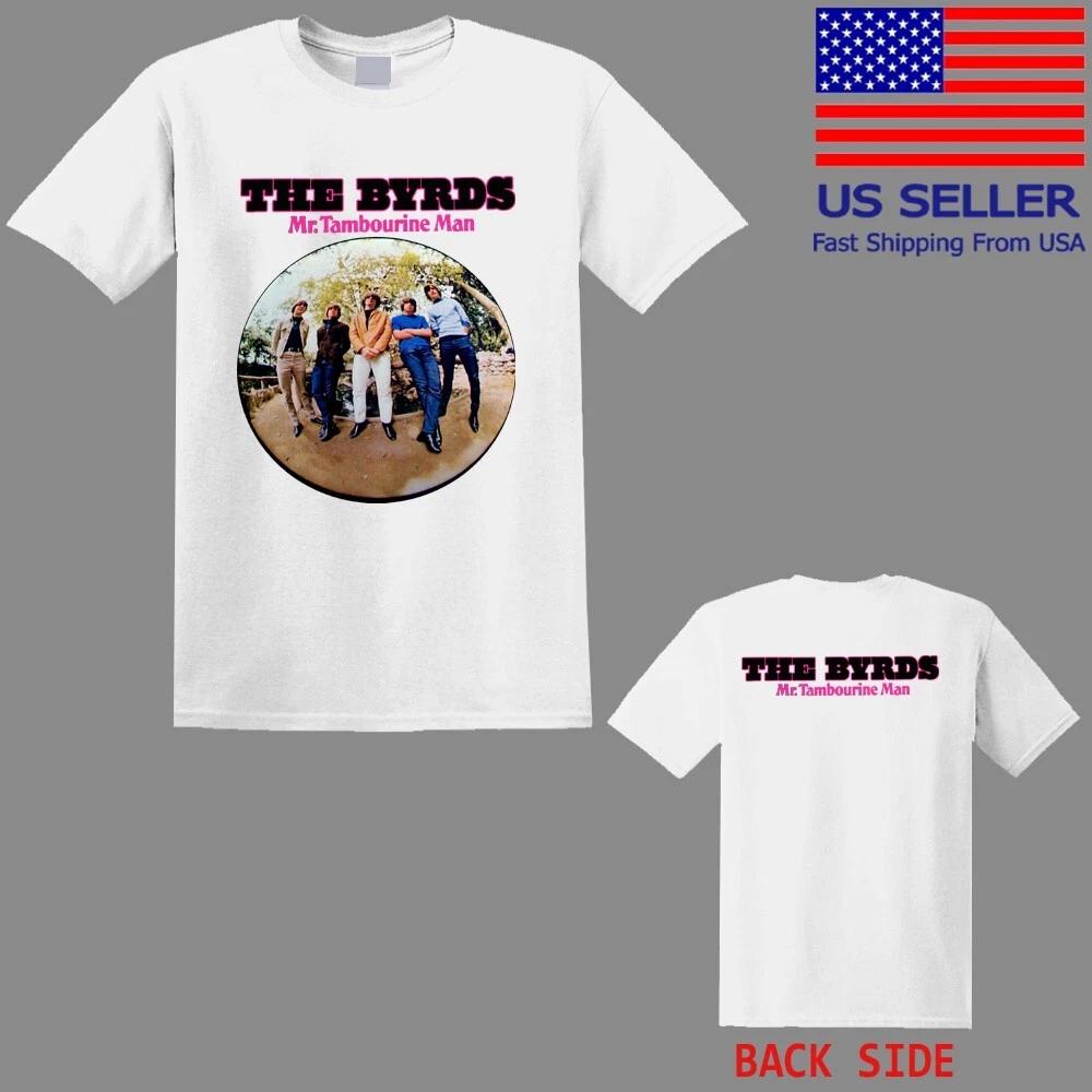 The Byrds Men s White T-Shirt Tee Top Unisex M