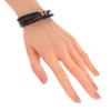 Loewe J242TWLX03 S pulseira preto Pele de bezerro/Latão Mulher