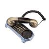 Antique Retro Wall Mounted Telephone Corded Phone Landline Fashion Telephone Bronze