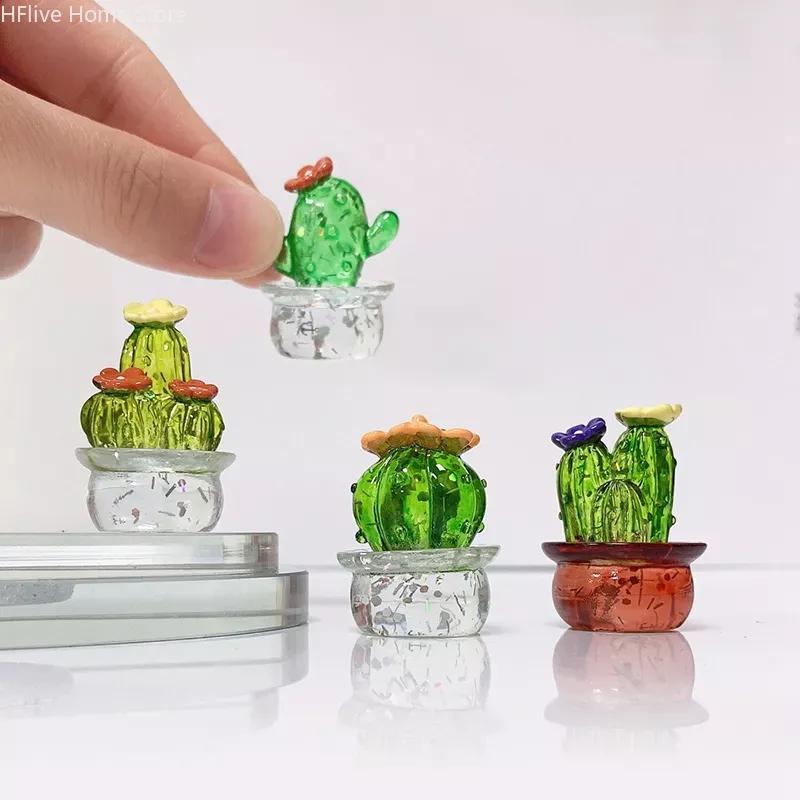 

Мини-статуэтки кактуса, украшения кактуса, бонсай, декор, скульптуры и статуэтки, украшение для рабочего стола, украшение для дома в автомобиле