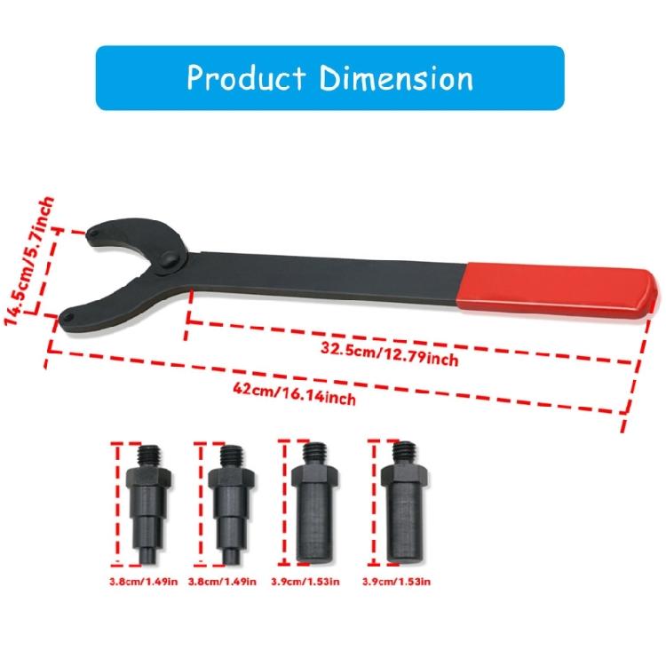 Professional Camshaft Adjustment Wrench Ergonomic Designs Hand Tool Easy to Use for Ensuring Top Engine Performances
