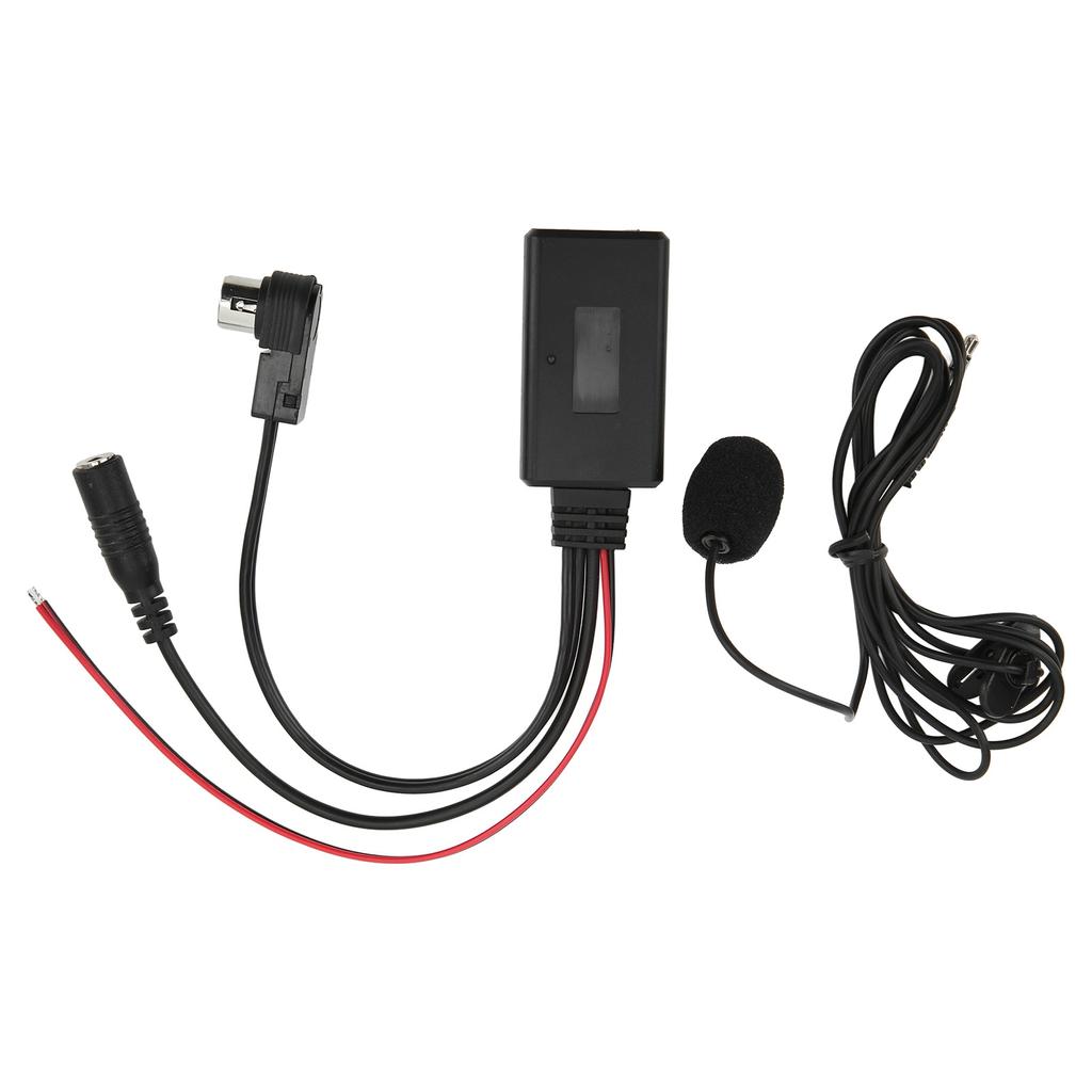 Bluetooth Aux Cable Audio Adapter for Alpine KCA121B AINET CDA9857 Smart Phone Microphone Handsree