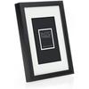 Cadre photo - zep - v4557b - noir - 9x13 cm / 13x18 cm - style scandinave moderne