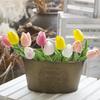 Real Touch Multicolor Artificial Tulips, Fake Tulip Flowers for Home Wedding Decor