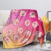 Cute Pig Pink Fleece Blanket Soft Warm Bedroom Throw Blanket On Bed Sofa Bedding Travel Sherpa Blankets for Adult Kids Quilt