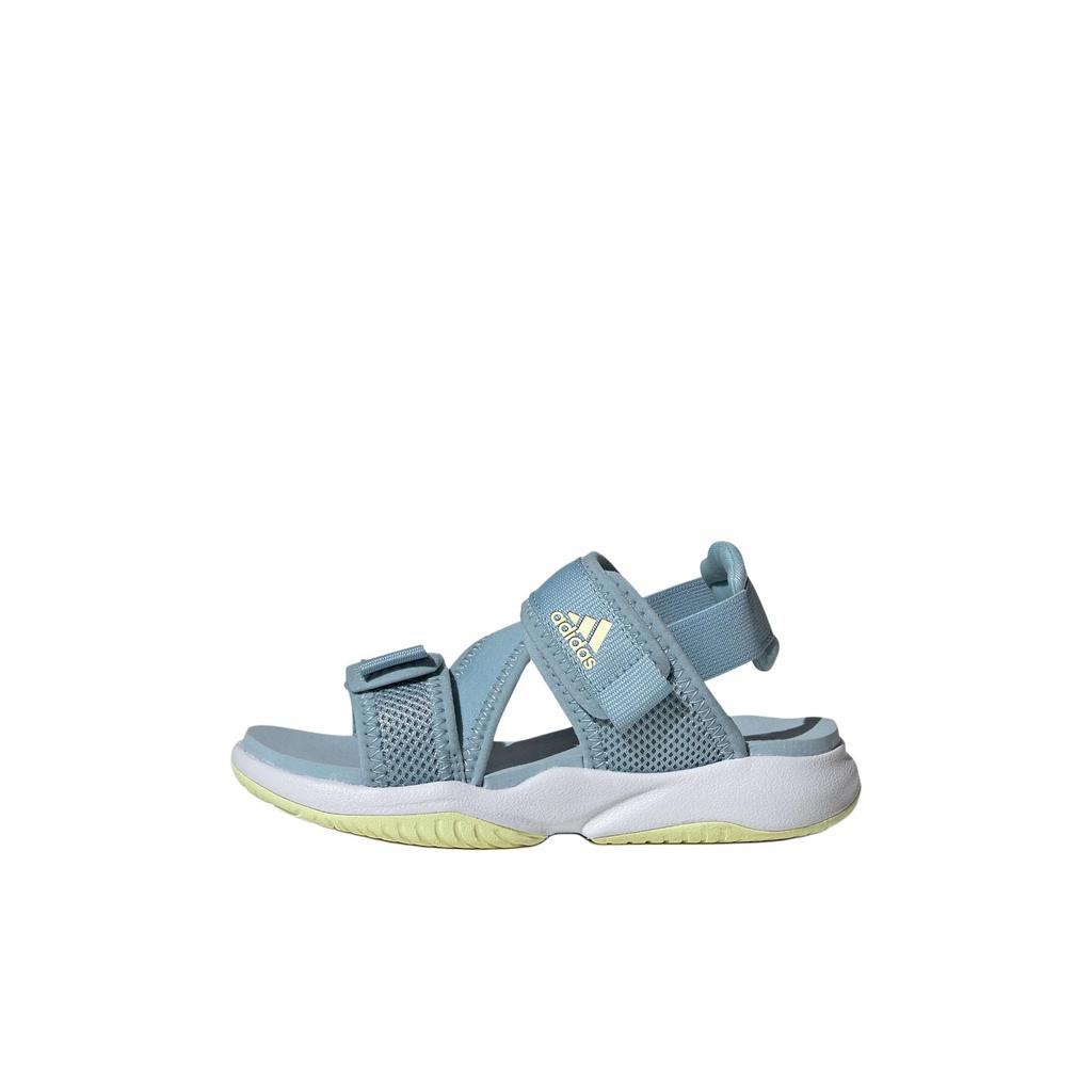 Adidas Sumra Sandals Comfortable Versatile Non-Slip Durable Low-Top Kids Sandals Kids Sandals Gray Blue FV0833