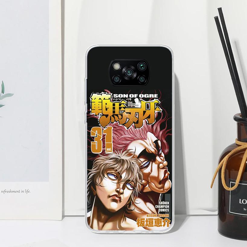 Baki the Grappler Original Anime Phone Case For Xiaomi Poco X7 X6 X5 M7 M8 Pro F7 Ultra Redmi 15C 15 13C 13 12C 12 10 10C 10A Ar