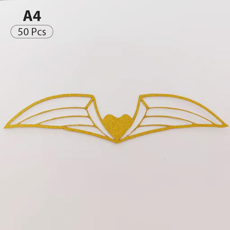 50Pcs Wizard Party Schokolade Dekoration Schokolade Höhlte Flügel Dekoration