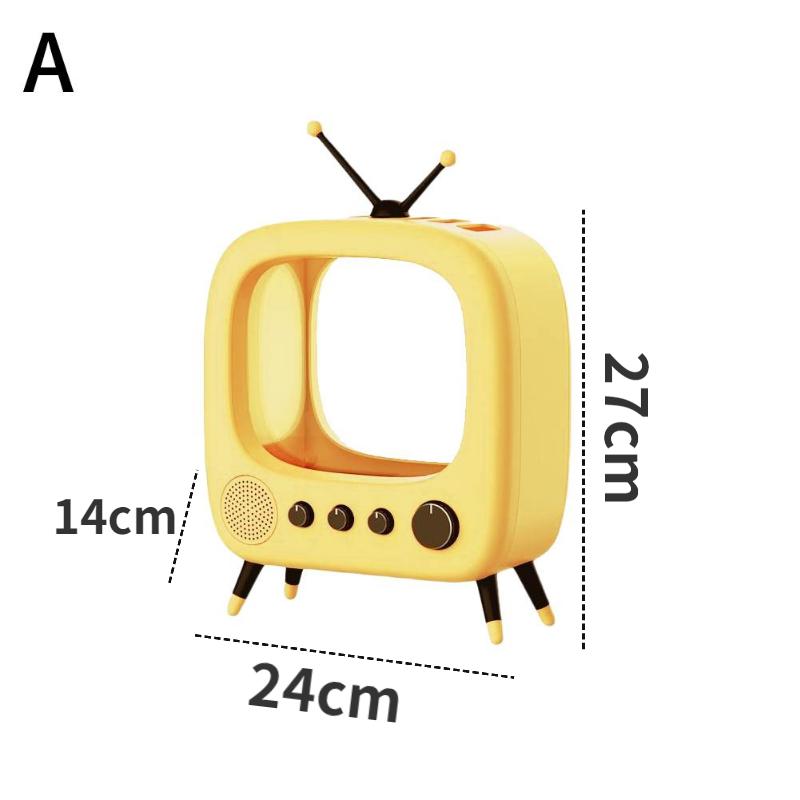 

Cat TV Fish Tank Desktop Betta Retro Style Desktop Home Cute Pet Good Things Интернет Знаменитость Fish Tank Прозрачный Милый жёлтый