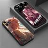 Cute Zero Two Anime Cool Phone Case For iPhone 16 16e 15 14 13 12 11 XS XR Plus Mini Pro Max Soft black Shockproof Cover