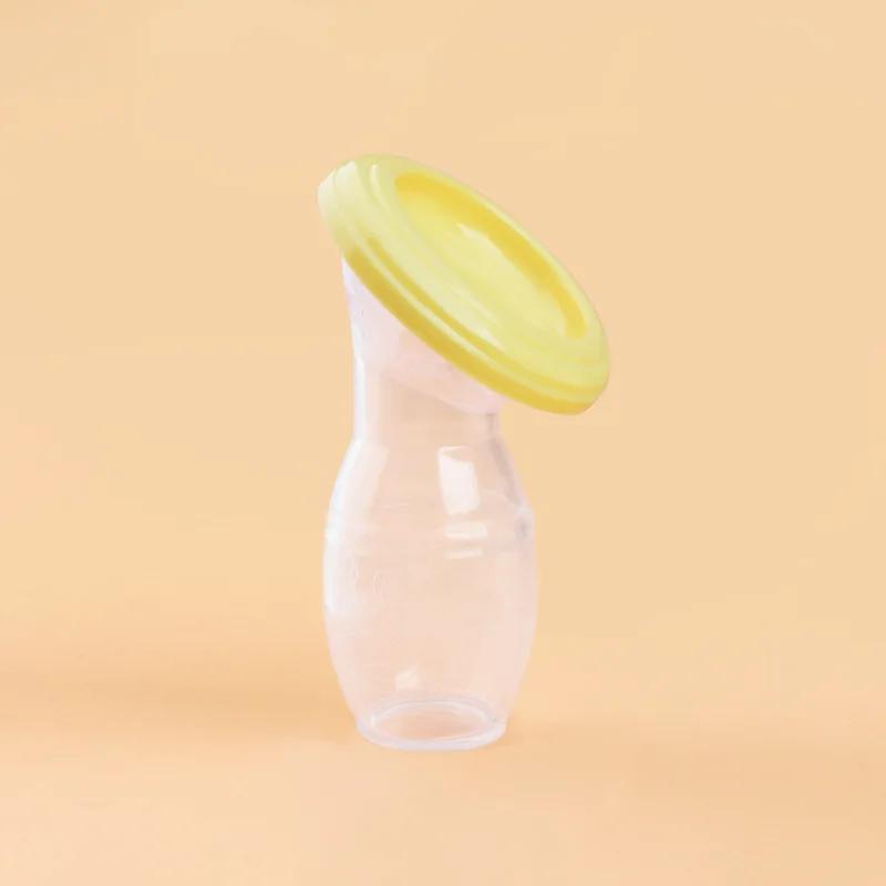 Baby Feeding Manual Breast Pump Partner Breast Collector Automatic Correction Breast Milk Silicone Pumps Maternity Products BPA