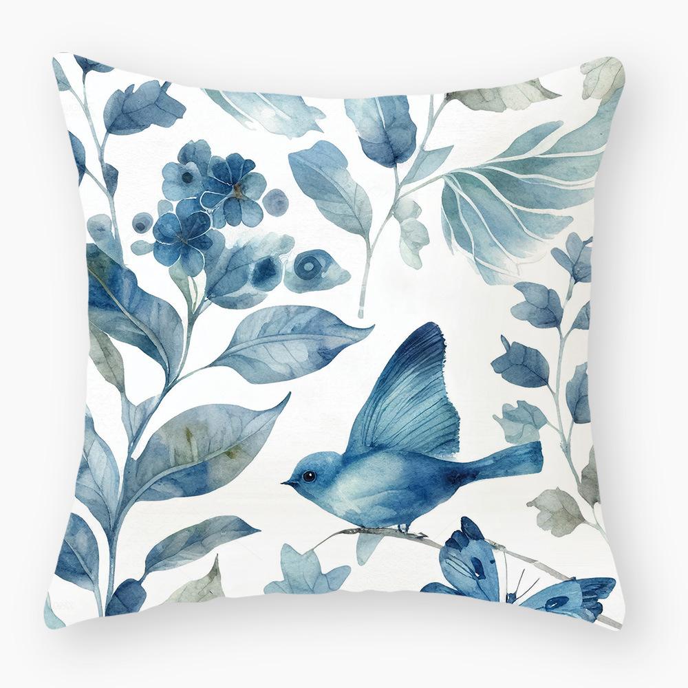 New Floral Series Pillowcases, Simple Sofa Decorative Pillows, Car Seat Cushions