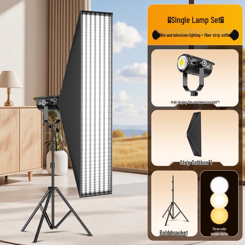 COB Photography Studio Light with Grid and Soft Light Mode for Clothing and Portrait Atmosphere