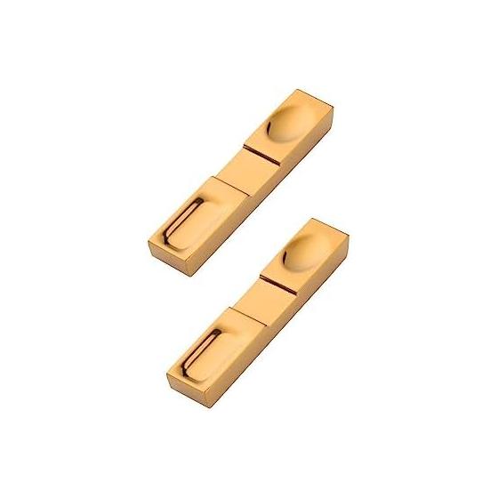 Buyer Star Chopstick Rests Cutlery Rest Spoon Rest Set of 2, Stylish, Stable, 18-8 Stainless Steel, Dishwasher Safe, Knife Rest, Fork Rest, for