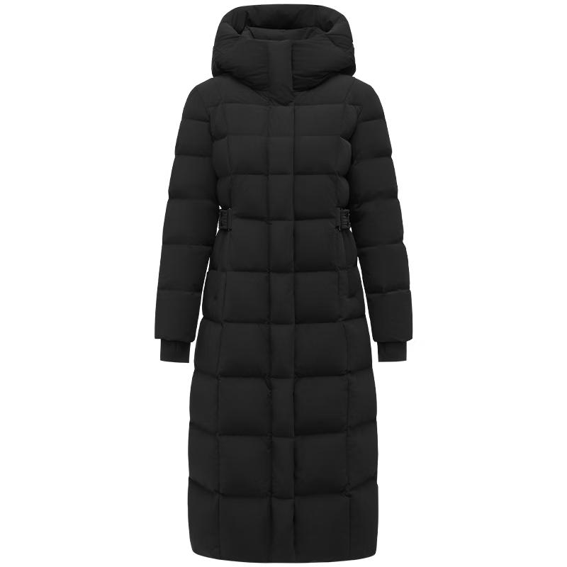 

Tanbol Women s Long Hooded Goose Down Puffer Coat 520898D XL (175cm)