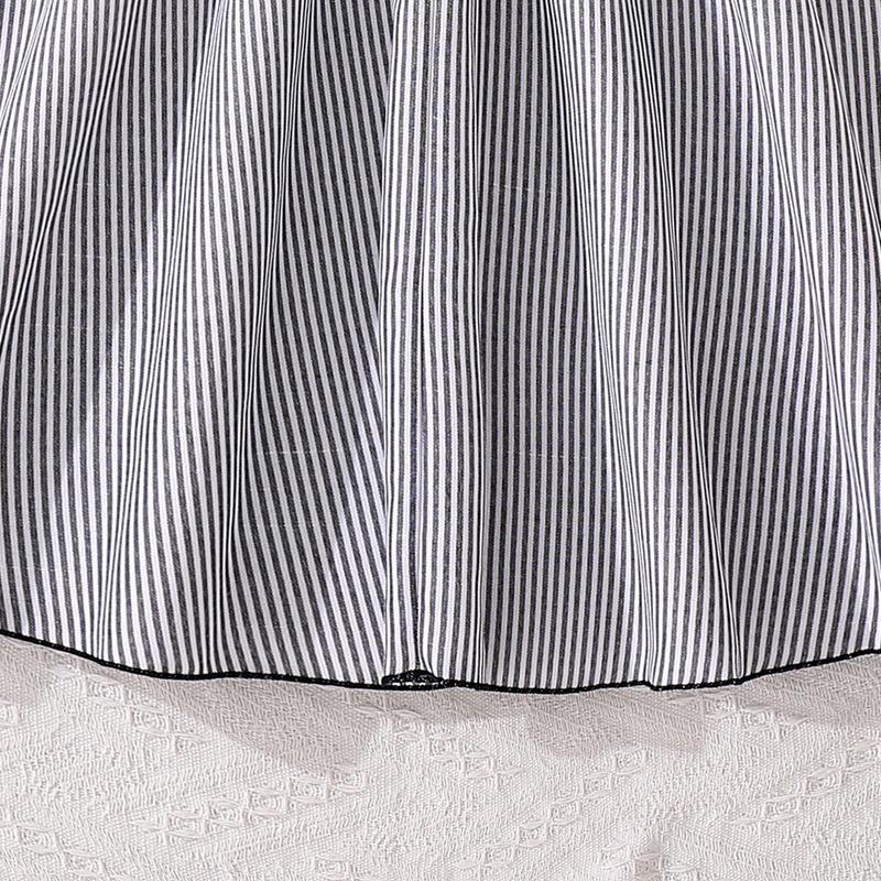 Mädchenkleid Kinderbekleidung Herbst Neuer Stil V-Ausschnitt Spitze Langarm Patchwork Gestreiftes Prinzessinnenkleid