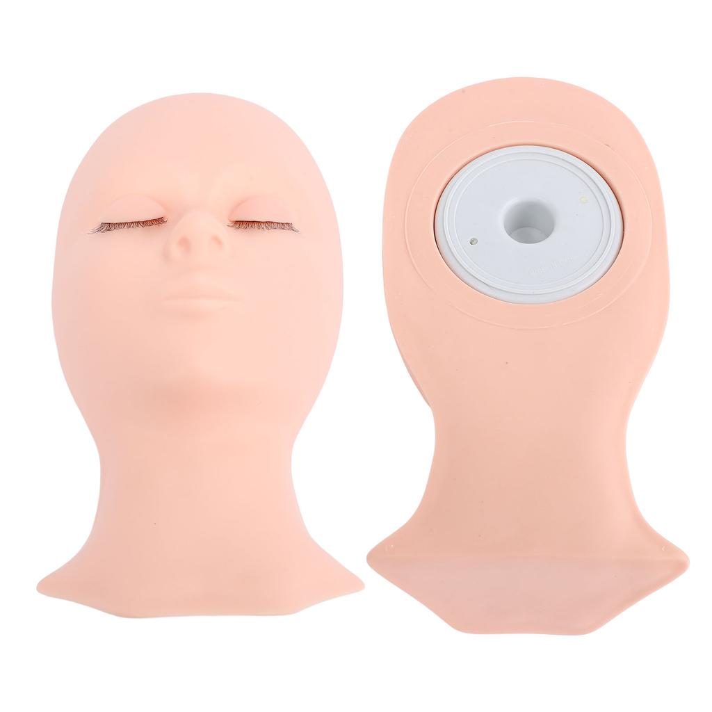 Wimper-Übungskopf Silikon Ersatzlider Wimpern Übungsmodellkopf Monolid