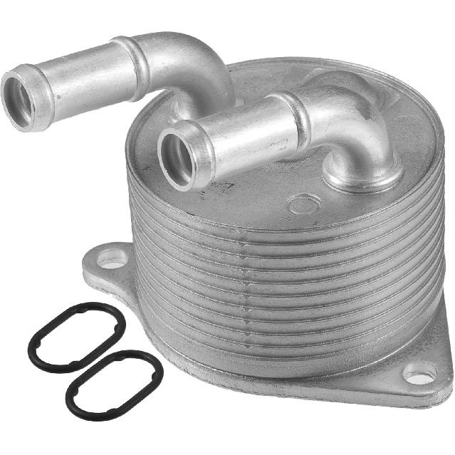 Engine Oil Cooler Kit Compatible for Mini Cooper 2014-2021, Durable Aluminum Alloy Silver Tone Transmission Oil Cooler with O-ring Seals