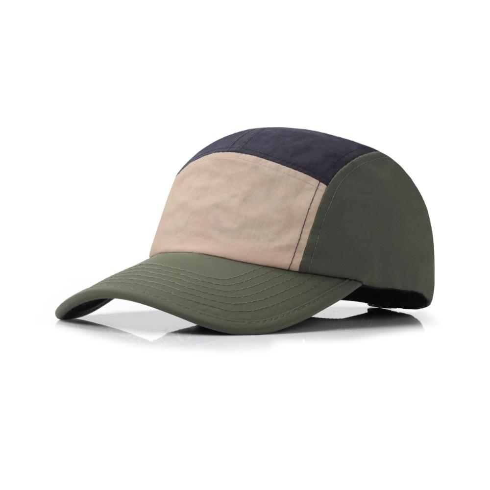 Nylon Baseball Cap 5 Panel Quick-drying Hat Casual UV Protection Cap  Unisex