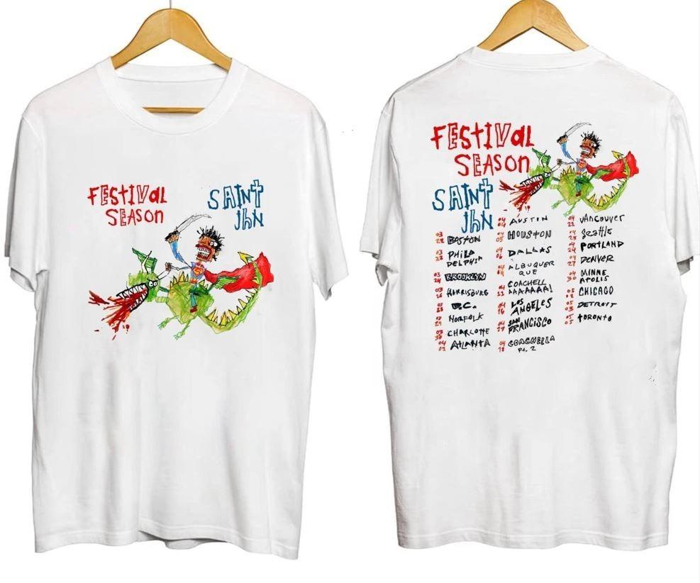 

SAINt JHN Festival Season Tour 2025 T-Shirt 4XL