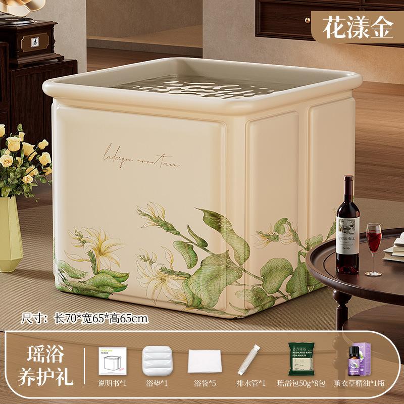 Secchio per il bagno pieghevole per adulti super conveniente modello per adulti installazione senza attrezzi pieghevole portatile nuova vasca da bagno grande