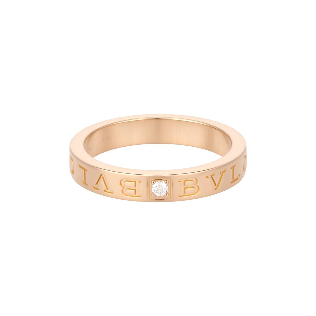 Bvlgari Diamantring Süßer Text Damenring Roségold AN854185