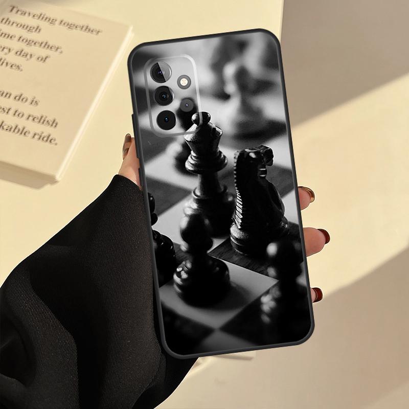 Chess Case For Samsung Galaxy A54 A34 A14 A13 A33 A53 A73 A51 A71 A50 A12 A22 A32 A52 A72 Cover