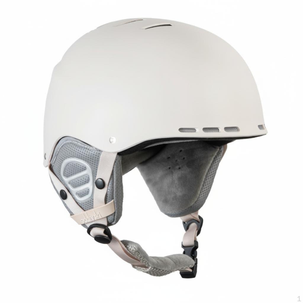 Ski Helmet, Adult Adjustable, Breathable, Protective, for Skiing & Powderboarding M Purple