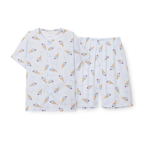 

[ORCITE] Cherry Ratto Short-Sleeve Top and Bottom Set F114 [Shipped from Korea] 100% Authentic S