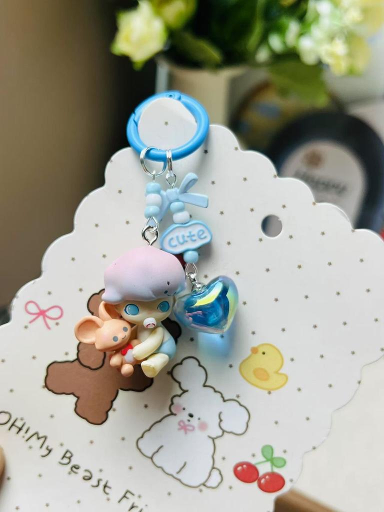 It Can Be Punched To Make A Keychain, and The Mobile Phone Chain Is Cute and Trendy To Play with.