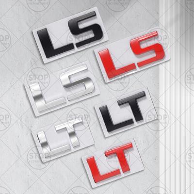Samolepka na auto LS LT Logo 3D Decal Dekorace karoserie Odznak Zadní emblém kufru Pro Captiva Aveo Cruze Camaro Sail Onix Spark