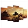 HD Printed 5 Piece Canvas Art Egyptian Pyramids  Sphinx Painting Wall Pictures for Living Room